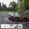 Solar Garden Light Globe Set of 3