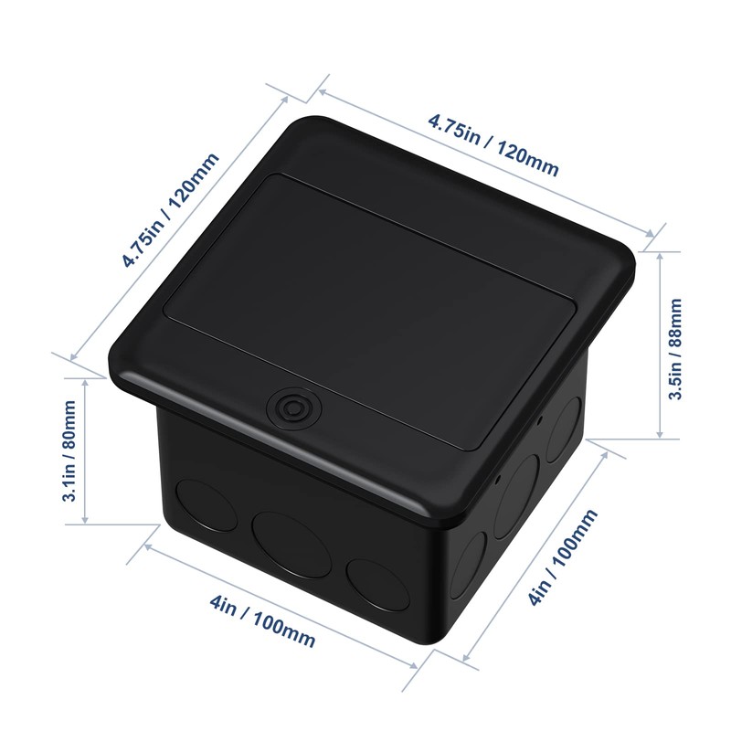 KYHSHJ 4.8A USB Chargers Pop Up Floor Waterproof Electrical Outlet