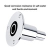 LEQMG Diesel Heater Thru Hull Exhaust Skin,Marine Grade 316 Stainless