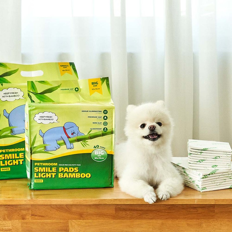 PETHROOM [Pestroom] Smile Pad Lite Bamboo (Large 40 sheets X
