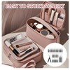 100 Pcs Micro Eyebrow Brush with Cap,Brow Lamination Brush Eyelash