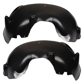 TRQ TRQ Front Inner Fender Liner Set Compatible with 2004-2006 Dodge Durango CH1250123 CH1251123