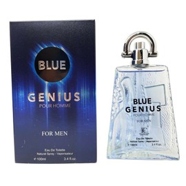 Fragrance Couture BLUE GENIUS 3.4 Oz EDT Men's Cologne
