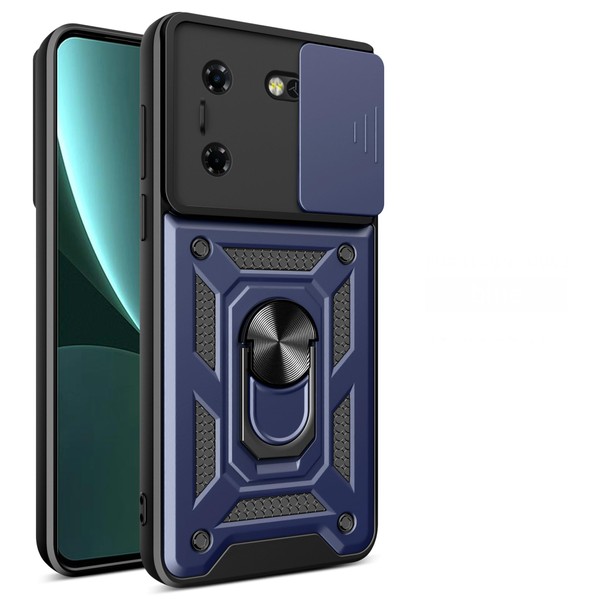 Kukoufey Compatible with Tecno Pova 5 Bracket Shell,with Slide Camera