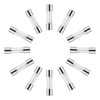 DIANN 100pcs Fast-Blow Glass Fuses Assortment Kit 10 Values 5x20mm
