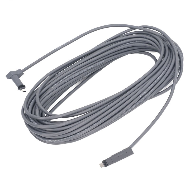 Rectangular Satellite Replacement Cable Multifunctional Grey Color 30ft for Starlink
