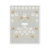 Flower Blooming Wintersweet Nail Sticker Flower Daisy Rose Sunflowr Branch