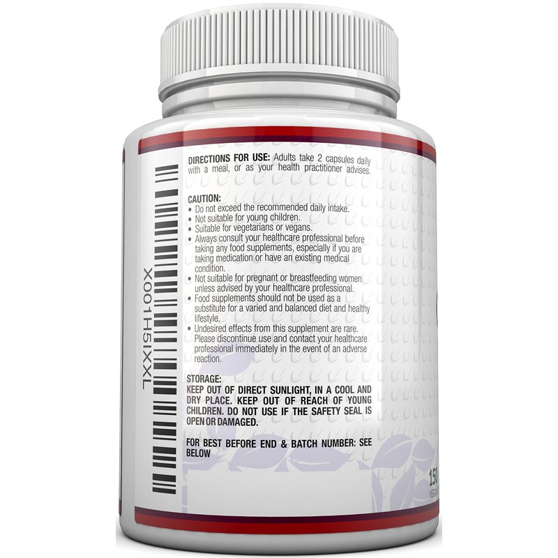 Quercetin 500mg with Bromelain & Vitamin C - 150 Vegan