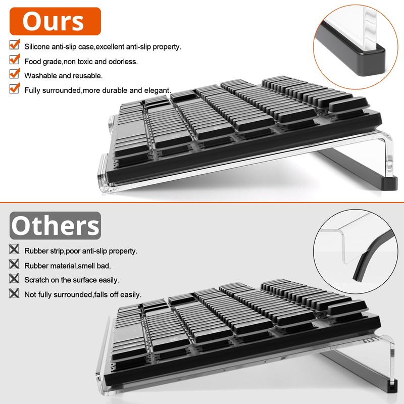 Richboom Computer Keyboard Stand Tilt PC Keyboard Stand Riser for