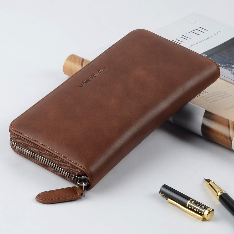 VISOUL Wallet, duck brown