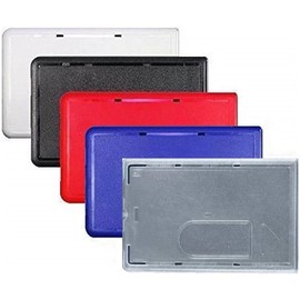 10x Blue Protective Cover Card Case Bank Card Case EC Cards Plastic Cards Credit Cards Polycarbonate Thumb Slot