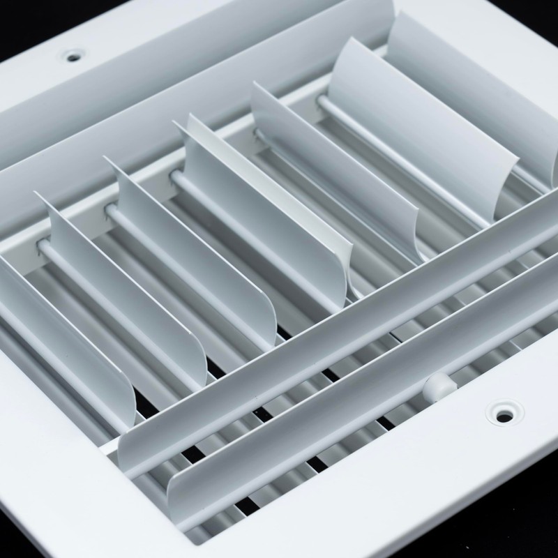 Fits 12x12 Duct Opening Aluminum 4-Way Adjustable Air Supply Grille