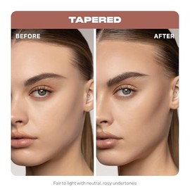 Morphe Shaperlifter Micro Contour Stick - Maquillaje de contorno crema de precisión con afilador integrado, barra de tez de tono frío para esculpir ma