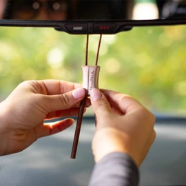 Woodwick Auto Reeds Refills | Car Air Freshener | Fireside | Up to 30 Days of Fragrance | 2 Count