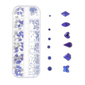 FOMIYES Resin Nail Ornaments Compartment Decorative Rhinestones for Nail Art Easy Application for Manicure and Crafts Safe Lightweight Design for Beginners and Professionals