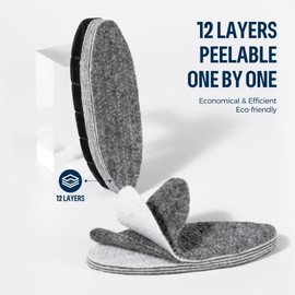 loukin Dry Erase Eraser with Replaceable Felt Pad, Whiteboard Eraser with 12 Peel-Off Layers, Magnetic Holder Includes, for Classroom, Home, and Office, White