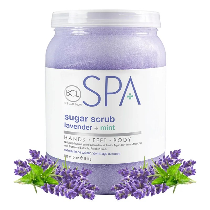 Azucar Exfoliante Bcl Spa Antioxidante Lavanda Menta 1.8 kg