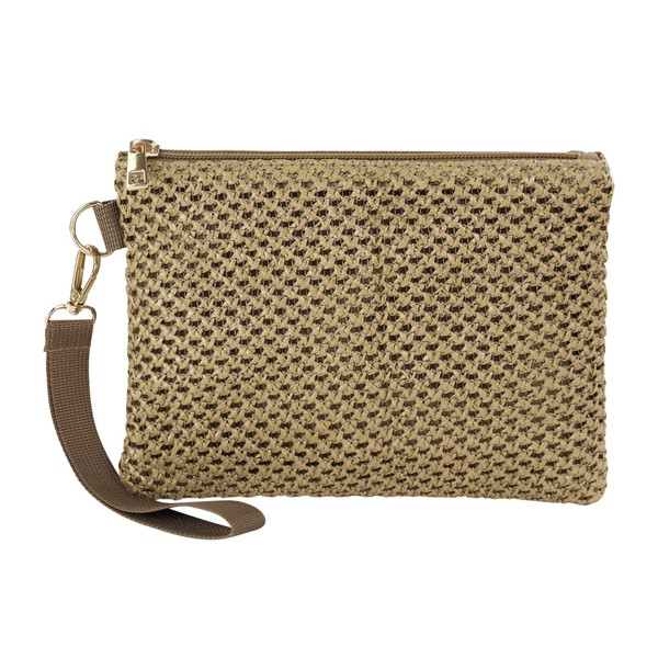 AdiStylinno Straw Clutch Purses for Women, Bohemian Straw Handbag Small