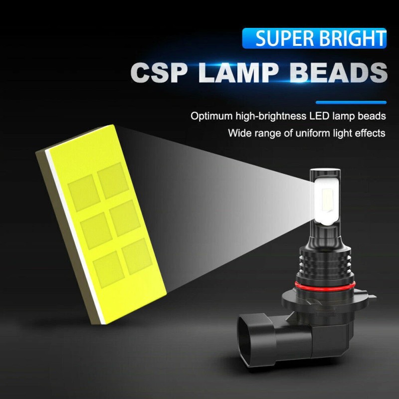 AUIMSOCO 9005 LED Headlight Kit HB3 High Beam Bulb Super