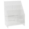 Clear-Ad - MPF-0409-3 - Premium Acrylic 3 Tier 6 Pocket