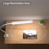 LED Desk Lamp With Clamp, 10W Gooseneck Lamps Touch Control,Swing