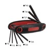 sourcing map 2pcs Folding Torx Wrench T9-T40 8 in 1