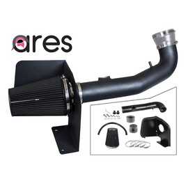 Ares Cold Air Filter Intake Kit Systems with Heat Shield Compatible with 09-13 Silverado/Sierra 1500 Denali