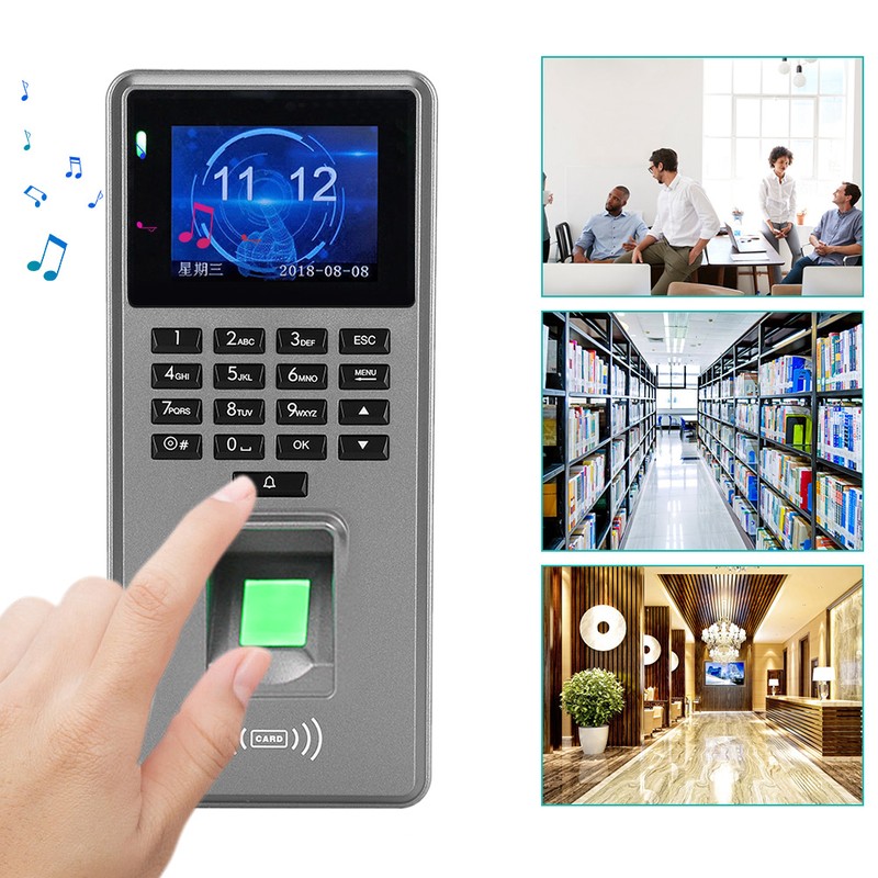 DC 12V 2.8in TFT HD Display Fingerprint Password Card Door