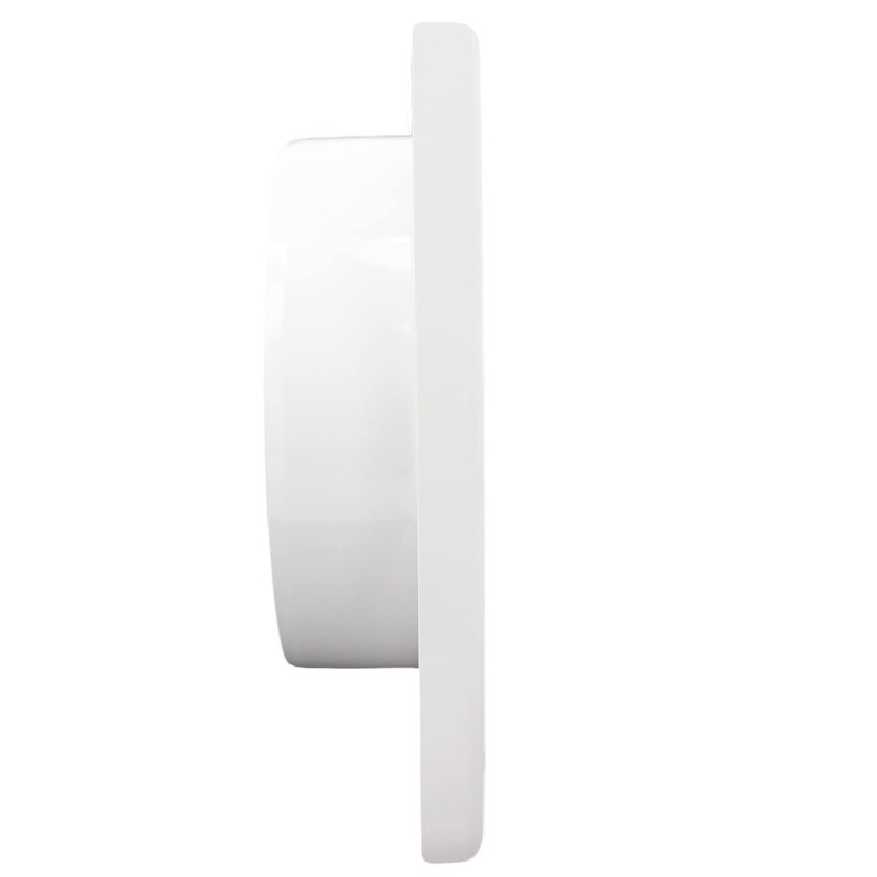 VENTS UK 6 inch - 150 mm Square White Louvered