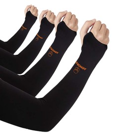 ARMORAY Arm Sleeves for Men or Women - Tattoo Cover Up - Cooling Sports Sleeve for Basketball Golf Football