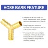 ERGAOBOY 5 Pcs 6mm Brass Hose Nozzle, 3 Way Y
