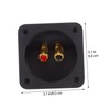 Mipcase 2pcs Binding Post Speaker Terminal Cup Connector for DIY