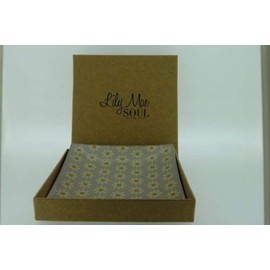 Lily Mae Tin Glass Tray Daisys, Multi-Color