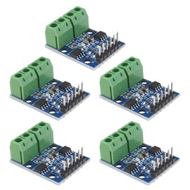 The Lord of the Tools Pack of 5 L9110S Motor Driver Module H-Bridge Dual DC Motor Step Module Motor Driver Controller Board Dual Channel Motor Driver Module