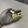 usa Standard COYOTE 5.0 Emblem Badges GOLD On BLACK EDITION