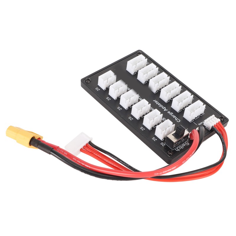 7.4V LiPo Parallel Charging Board 3Pin 4mm Banana Plug 2S