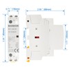 Baomain 110V AC 2-Pole Modular Contactor, 20A 2NO Normally Open,