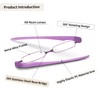 BEDO Comfortable Stylish Simple Readers Magnification 2.5 Reading Glasses