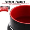 High Performance Straight Silicone Hump Coupler Reducer ID 4 to