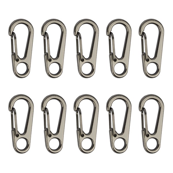 Temlum Tiny SF Aluminium Carabiner Inch Clip Mini Carabiner Set