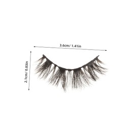 Beavorty 2sets Lash Clusters Diy Eyelash Extensions Natural Feel Curled Strip Lashes Lightweight for Events
