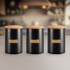 EHC Set of 3 Tea, Coffee & Sugar Airtight Kitchen