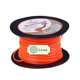 Natursache Trimmer Line for Grass Trimmer, Orange, Round, 1.6 mm x 120 m, Extra Tear-Resistant Strimmer Line for Maximum Cutting Performance, Accessories for Brush Cutter (Size 2)