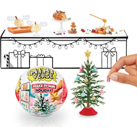 MGA Miniverse Make It Mini Holiday Series - National Lampoon's Christmas Vacation Mini Collectibles, DIY Resin Play, Blind Packaging, Replica Food, For Collectors, Ages 8+