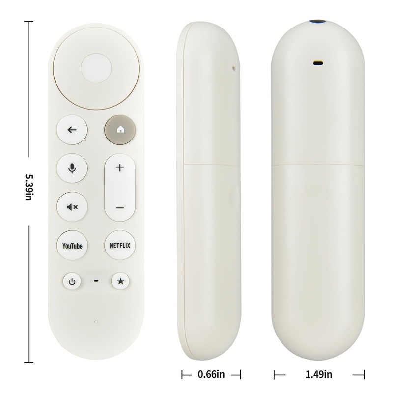 Replacement Voice Remote Control Compatible with Google TV Streamer 4K