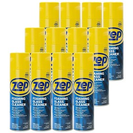 Zep Foaming Glass Cleaner - 19 oz (Case of 12) - ZUFGC19 - Streak-Free Professional Grade Formula