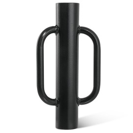 Fumingpal T Post Driver - 12LB Fence Post Driver Heavy Duty Hand Post Pounder with Handle Black Steel Rammer for U Fence Post Wooden Post Hole Diggers