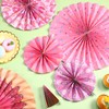 Outus Confetti Sprinkles Hanging Paper Fans Donut Decorations Classroom Decor