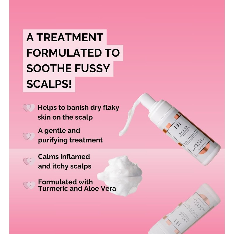 FUL Detox Scalp Treatment, 150ml, with Turmeric and Aloe Vera,