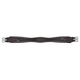 Shires Anti-chafe Elastic Contour Girth - Brown: 44